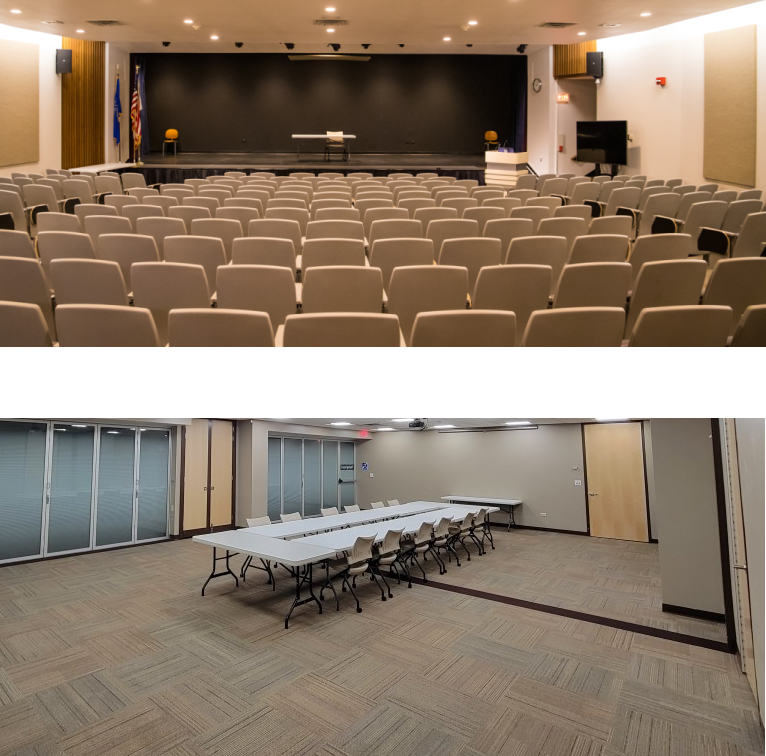 Auditorium with Meeting Room 1 & 2