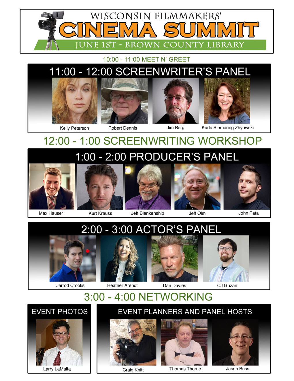 Cinema summit schedule