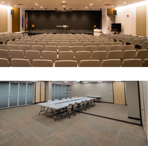 Auditorium with Meeting Room 1 & 2