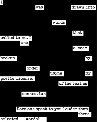 Blackout Poetry