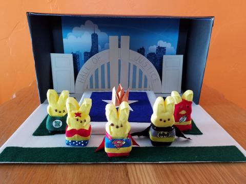 Peeps diorama example