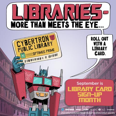 Libraries- More than Meets the Eye.. with a Transformer