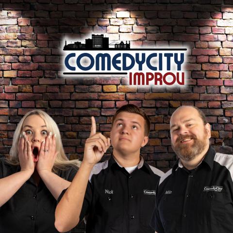 ComedyCity improv logo and players