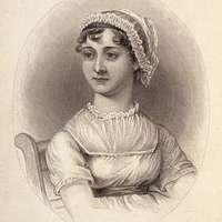 Jane Austen line drawing